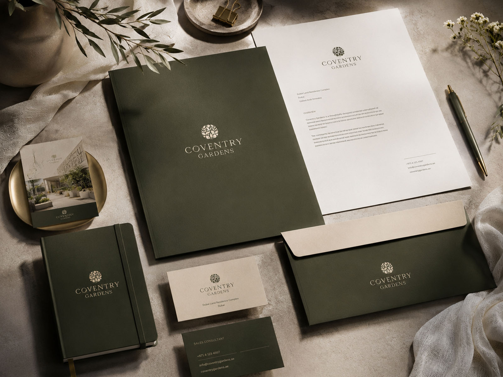 Coventry Gardens brand visual system