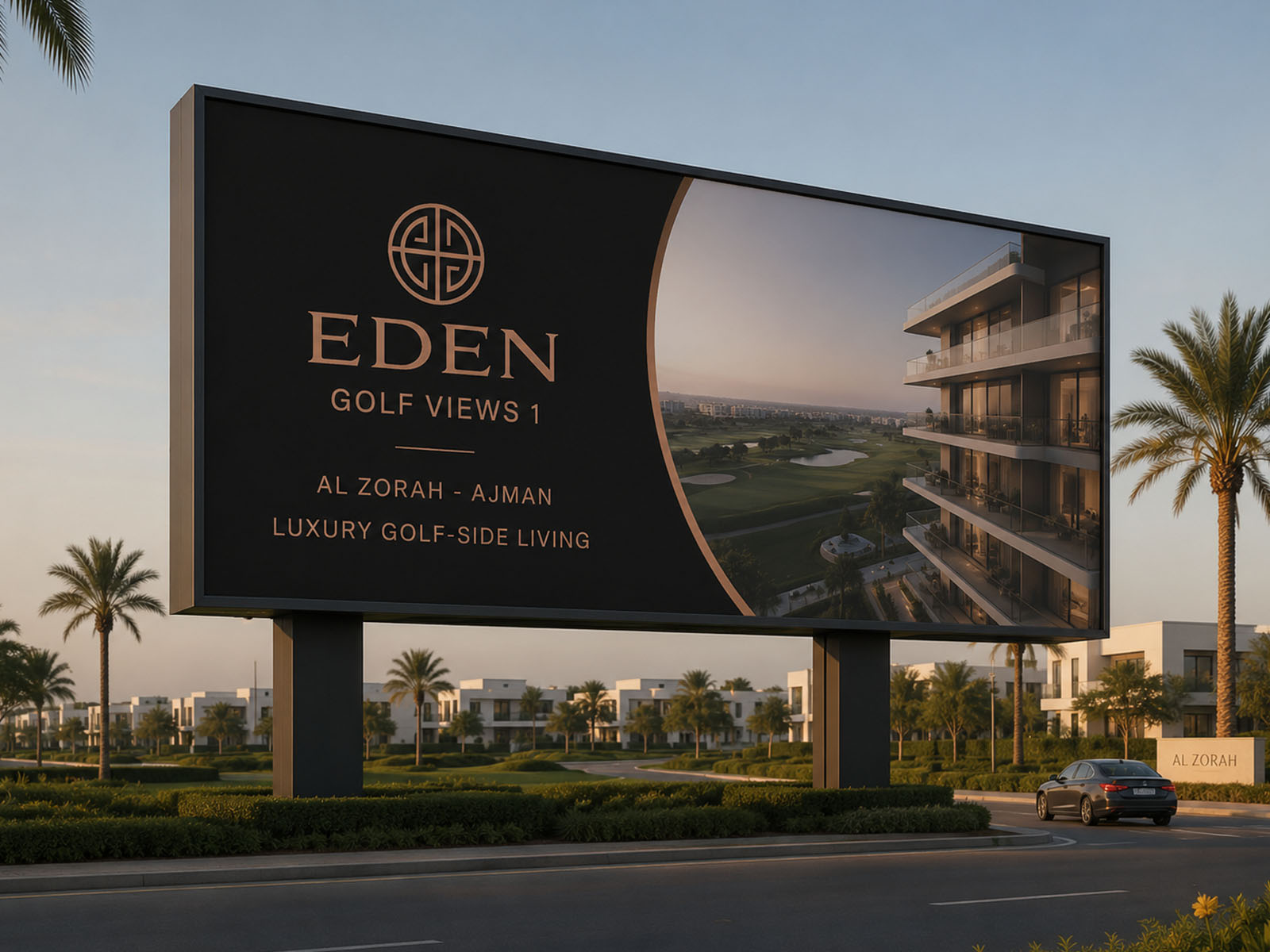Eden Golf Views 1 brand application